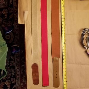 GUC Lot of 3 Women's Stretch Belts L/XL